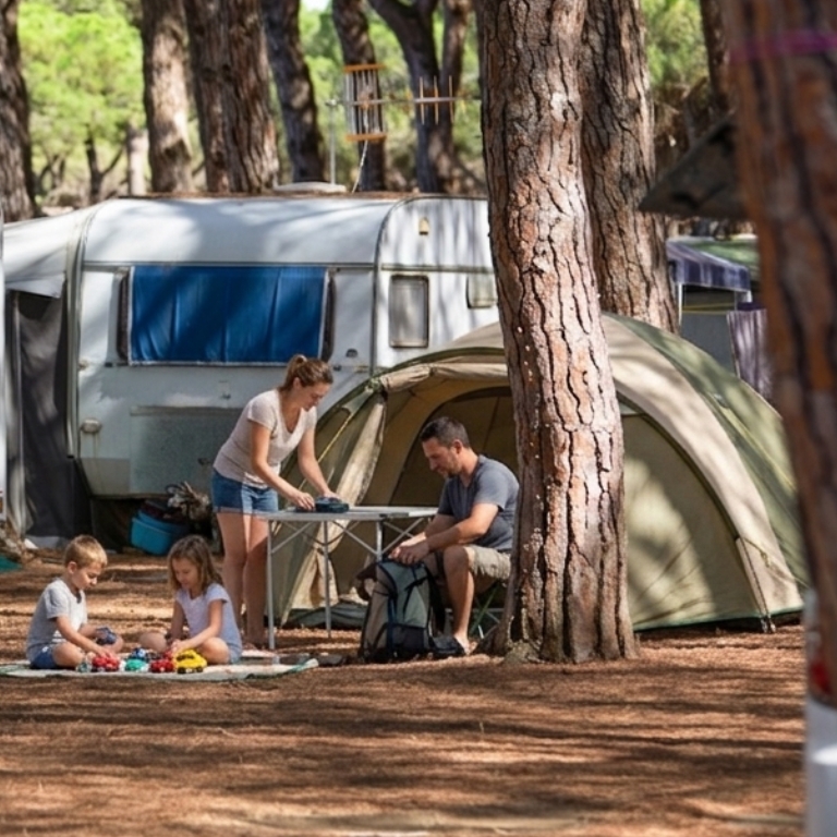 For tents and caravans